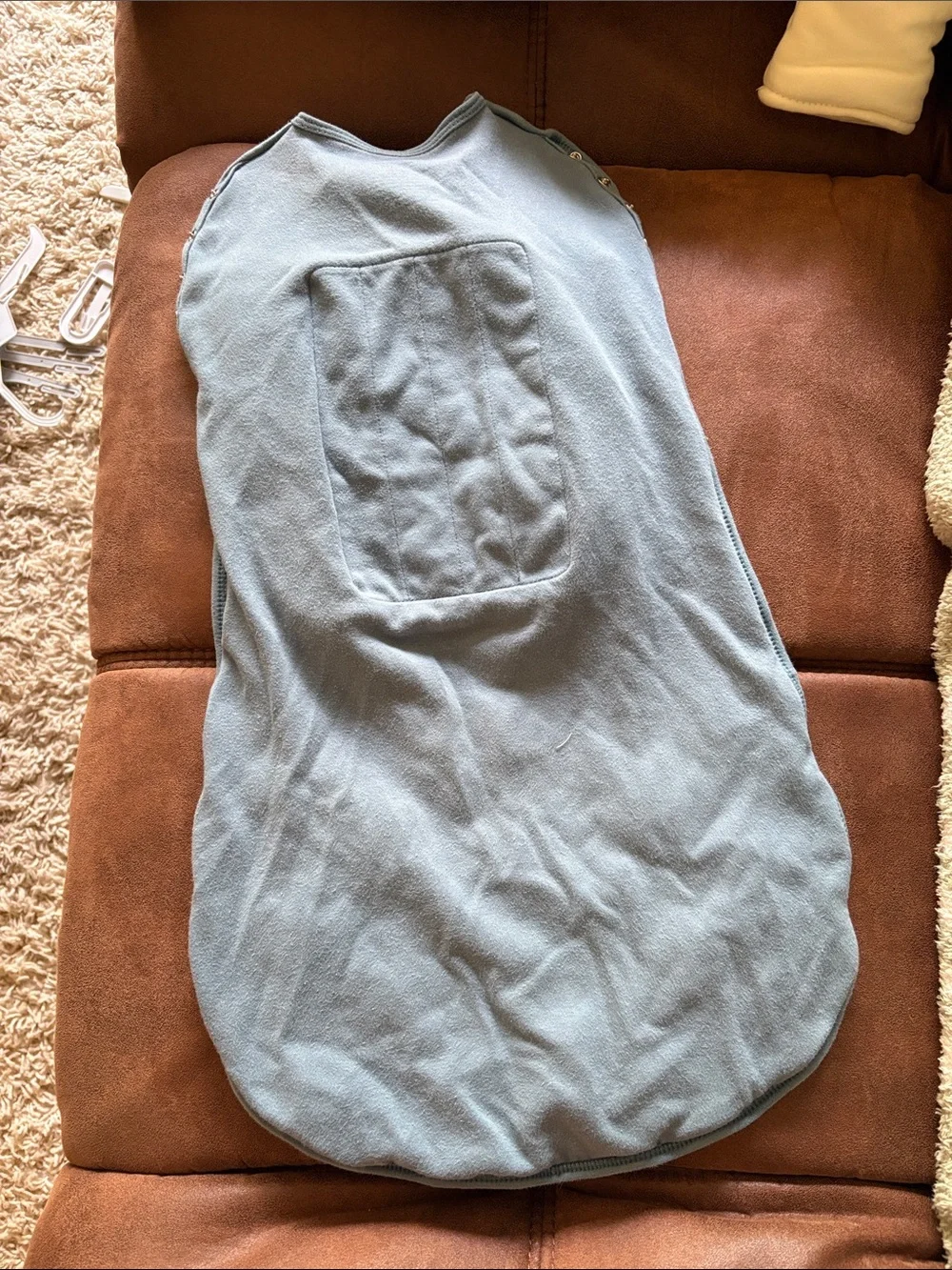 2-Pack Dreamland Baby Weighted Sleep Sacks in Green and Light Gray